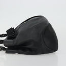 Salvatore Ferragamo Vala Ribbon Tote Bag Leather Black Auth ka3944-5