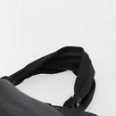 Salvatore Ferragamo Vala Ribbon Tote Bag Leather Black Auth ka3944-8