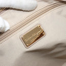 Salvatore Ferragamo Vala Ribbon Hand Bag Nylon Pink Gold Auth ka3946-18