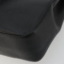 Salvatore Ferragamo Tote Bag Leather Black Silver Auth ka3949-16