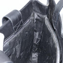 Salvatore Ferragamo Tote Bag Leather Black Silver Auth ka3949-17