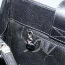 Salvatore Ferragamo Tote Bag Leather Black Silver Auth ka3949-19