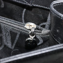 Salvatore Ferragamo Tote Bag Leather Black Silver Auth ka3949-21