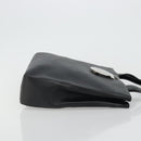 Salvatore Ferragamo Tote Bag Leather Black Silver Auth ka3949-3