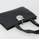 Salvatore Ferragamo Tote Bag Leather Black Silver Auth ka3949-6