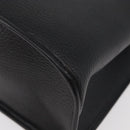 Christian Dior Hand Bag Leather 2way Black Gold Auth ka3950-16