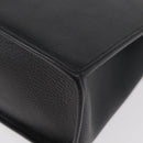 Christian Dior Hand Bag Leather 2way Black Gold Auth ka3950-18