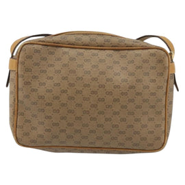 GUCCI Micro GG Supreme Shoulder Bag PVC Beige Gold 007 904 0008 Auth ka3952 - 0