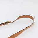 CELINE Macadam Canvas Shoulder Bag PVC Leather Brown Gold Auth ka3953-8