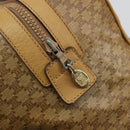 CELINE Macadam Canvas Hand Bag PVC Beige Gold Auth ka3954-17