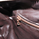 CELINE Macadam Canvas Hand Bag PVC Beige Gold Auth ka3954-21