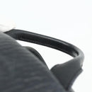 MCM Vicetos Logogram Backpack PVC Black Silver Auth ka3959A-14