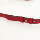 GUCCI Silvi Sherry Line Hand Bag Leather 3way Red Gold 470270 Auth ka395AV-9