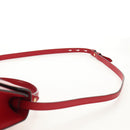 GUCCI Silvi Sherry Line Hand Bag Leather 3way Red Gold 470270 Auth ka395AV-15