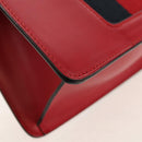 GUCCI Silvi Sherry Line Hand Bag Leather 3way Red Gold 470270 Auth ka395AV-18