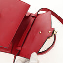 GUCCI Silvi Sherry Line Hand Bag Leather 3way Red Gold 470270 Auth ka395AV-10