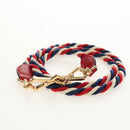 GUCCI Silvi Sherry Line Hand Bag Leather 3way Red Gold 470270 Auth ka395AV-29