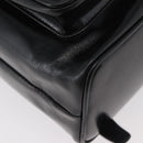 GUCCI Bamboo Backpack Patent leather Black Silver 003 2058 0016 5 Auth ka3960-17