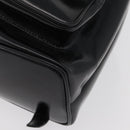 GUCCI Bamboo Backpack Patent leather Black Silver 003 2058 0016 5 Auth ka3960-18