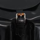 GUCCI Bamboo Backpack Patent leather Black Silver 003 2058 0016 5 Auth ka3960-22