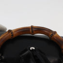 GUCCI Bamboo Backpack Patent leather Black Silver 003 2058 0016 5 Auth ka3960-14