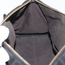 FENDI Zucca Canvas Hand Bag Black Gold Auth ka3961-20