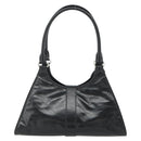 PRADA Hand Bag Leather Black Silver Auth ka3962SAM-3
