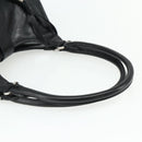PRADA Hand Bag Leather Black Silver Auth ka3962SAM-7