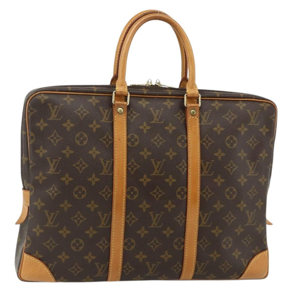 LOUIS VUITTON Monogram Porte Documents Voyage Business Bag M53361 Auth ka3967A