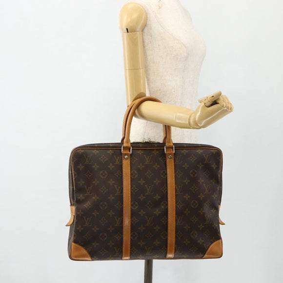 LOUIS VUITTON Monogram Porte Documents Voyage Business Bag M53361 Auth ka3967A