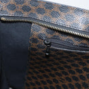 CELINE Macadam Canvas Tote Bag PVC Leather Black Gold Auth ka3968-20