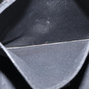 CELINE Macadam Canvas Tote Bag PVC Leather Black Gold Auth ka3968-21