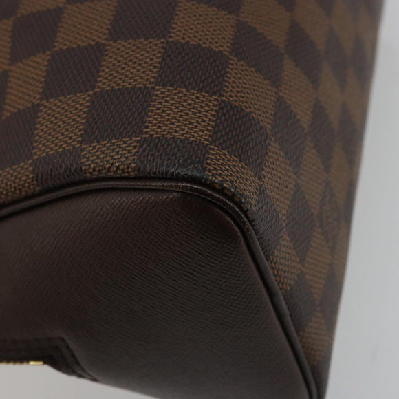 LOUIS VUITTON Damier Ebene Triana Hand Bag N51155 LV Auth ka3976