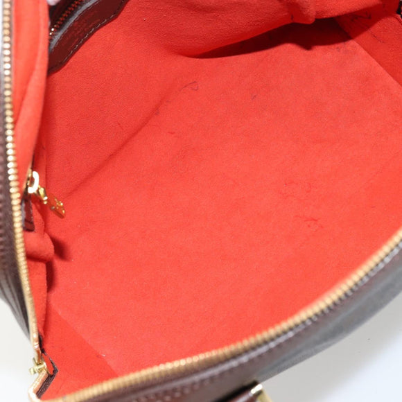 LOUIS VUITTON Damier Ebene Triana Hand Bag N51155 LV Auth ka3976
