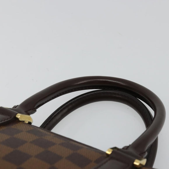 LOUIS VUITTON Damier Ebene Triana Hand Bag N51155 LV Auth ka3976