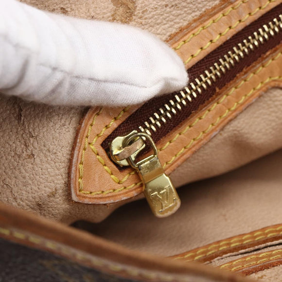 LOUIS VUITTON Monogram Bucket GM Shoulder Bag M42236 LV Auth ka398