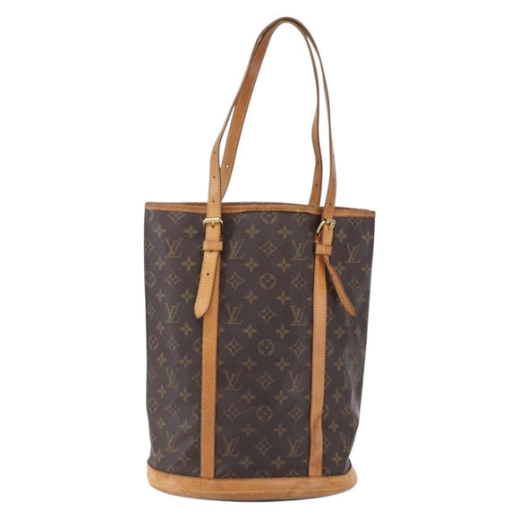 LOUIS VUITTON Monogram Bucket GM Shoulder Bag M42236 LV Auth ka398