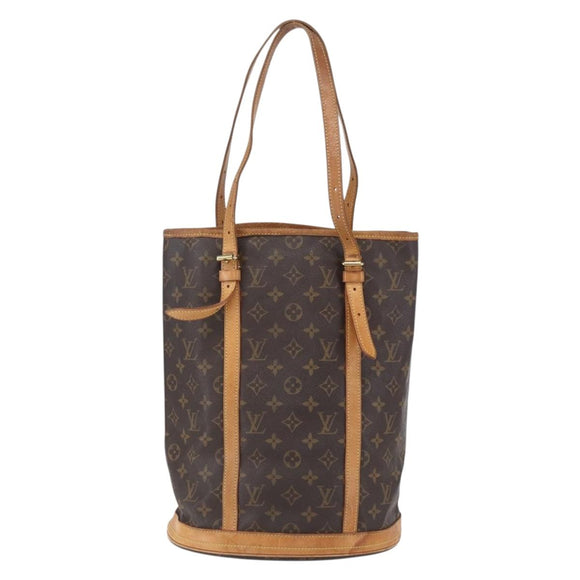 LOUIS VUITTON Monogram Bucket GM Shoulder Bag M42236 LV Auth ka398