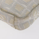 CHANEL New Travel Line Umhängetasche Nylon Beige CC Auth ka3980A-18