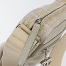 CHANEL New Travel Line Umhängetasche Nylon Beige CC Auth ka3980A-8