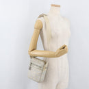 CHANEL New Travel Line Umhängetasche Nylon Beige CC Auth ka3980A-24