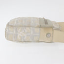 CHANEL New Travel Line Umhängetasche Nylon Beige CC Auth ka3980A-3
