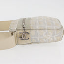 CHANEL New Travel Line Umhängetasche Nylon Beige CC Auth ka3980A-4