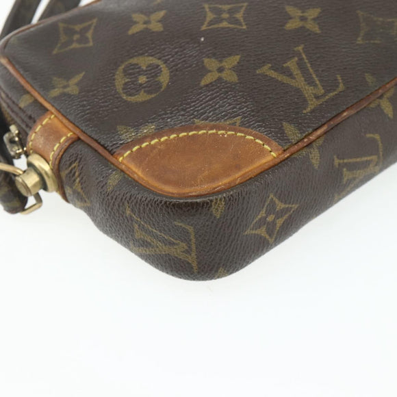LOUIS VUITTON Monogram Marly Dragonne PM Clutch Bag M51827 LV Auth ka3981