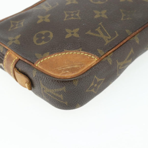 LOUIS VUITTON Monogram Marly Dragonne PM Clutch Bag M51827 LV Auth ka3981
