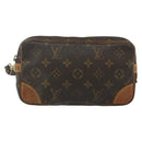 LOUIS VUITTON Monogram Marly Dragonne PM Clutch Bag M51827 LV Auth ka3981-13