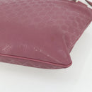 GUCCI GG Implementation Shoulder Bag PVC Pink Gold 201446 Auth ka3984-8