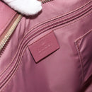 GUCCI GG Implementation Shoulder Bag PVC Pink Gold 201446 Auth ka3984-19