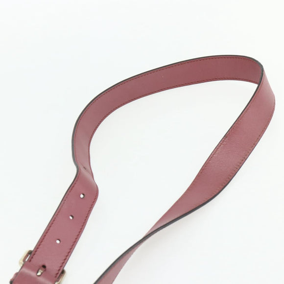 GUCCI GG Implementation Shoulder Bag PVC Pink Gold 201446 Auth ka3984