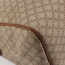 CELINE Macadam Canvas Hand Bag PVC Beige Gold Auth ka3988A-11
